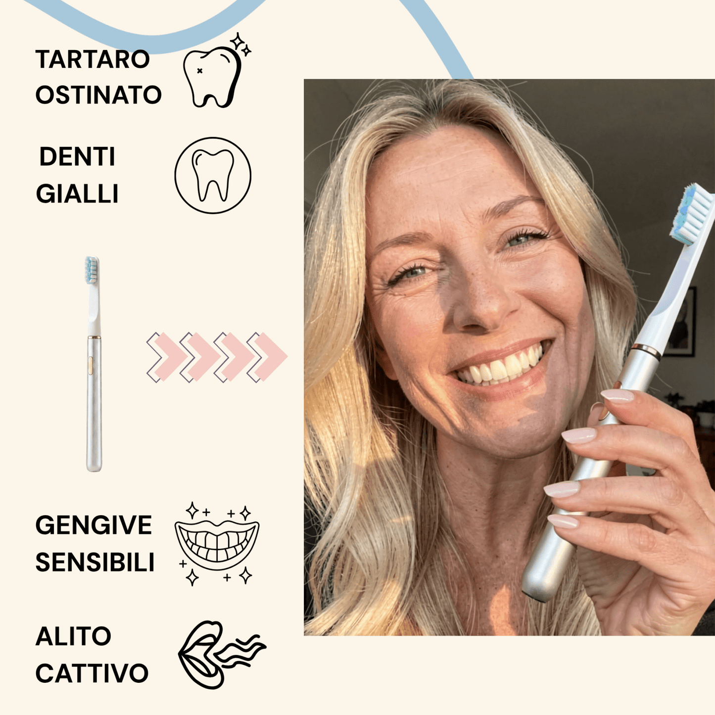 Zeta Fresh z1 - Spazzolino Sonico Elettrico | ZetaFresh